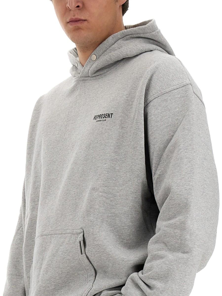 REPRESENT FELPA IN COTONE CON LOGO