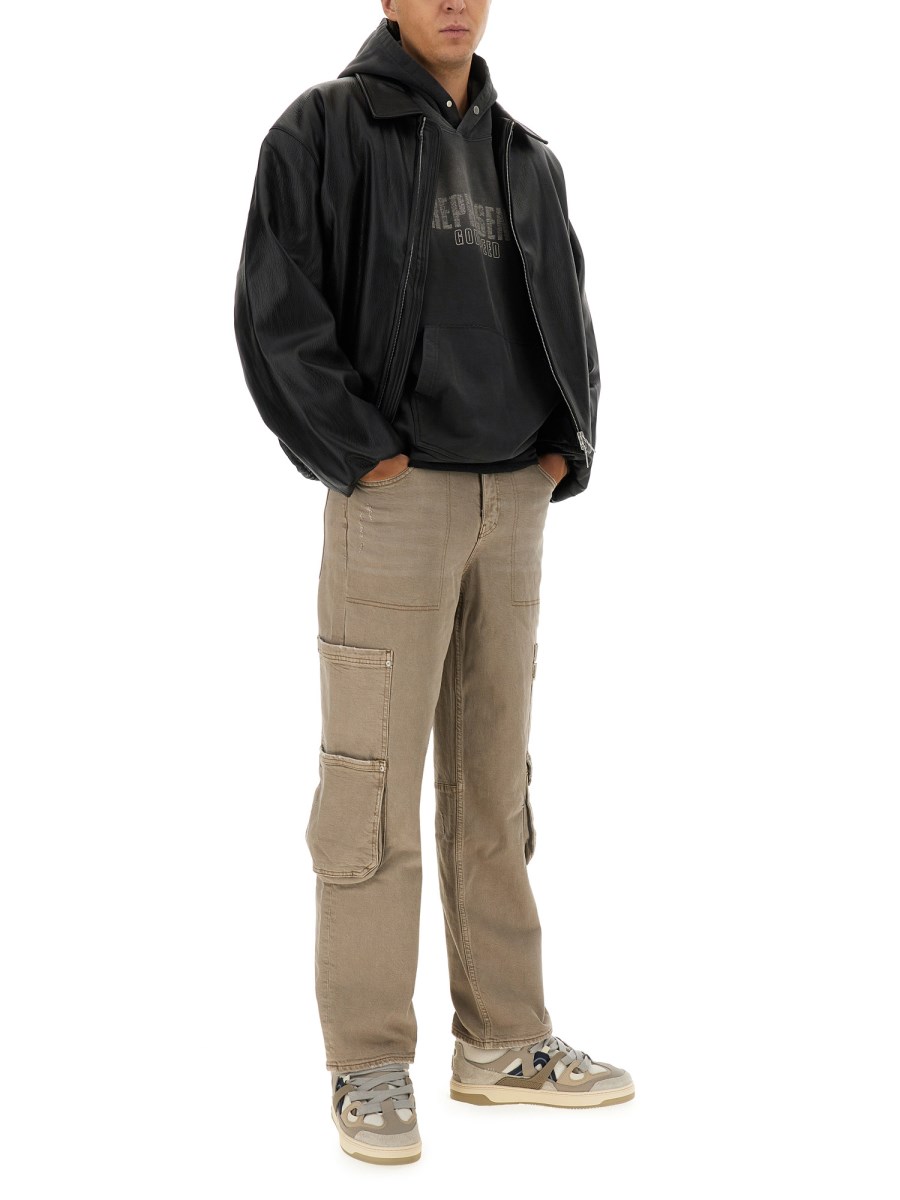 REPRESENT GIACCA CON ZIP