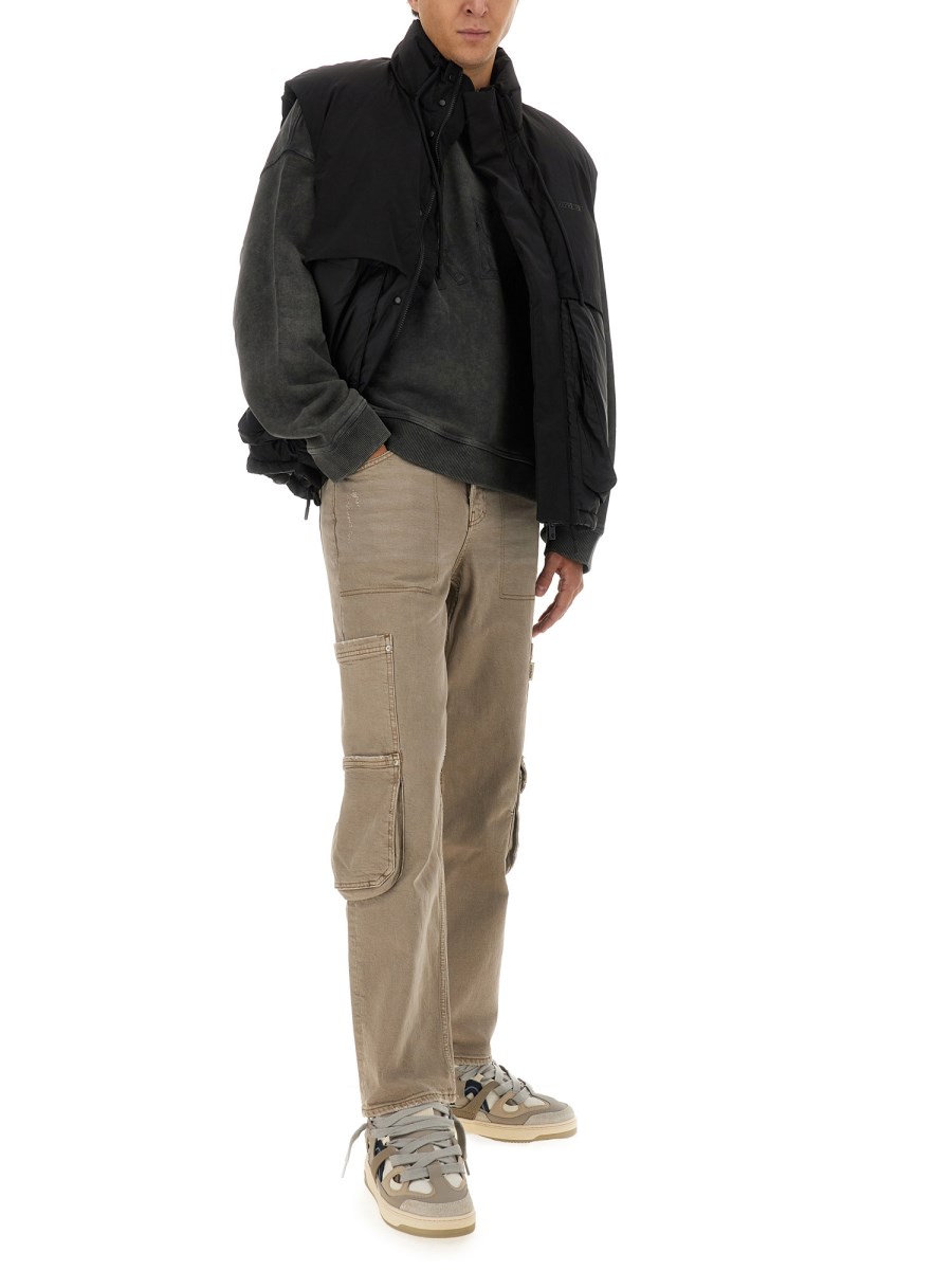 REPRESENT GILET IMBOTTITO CON LOGO