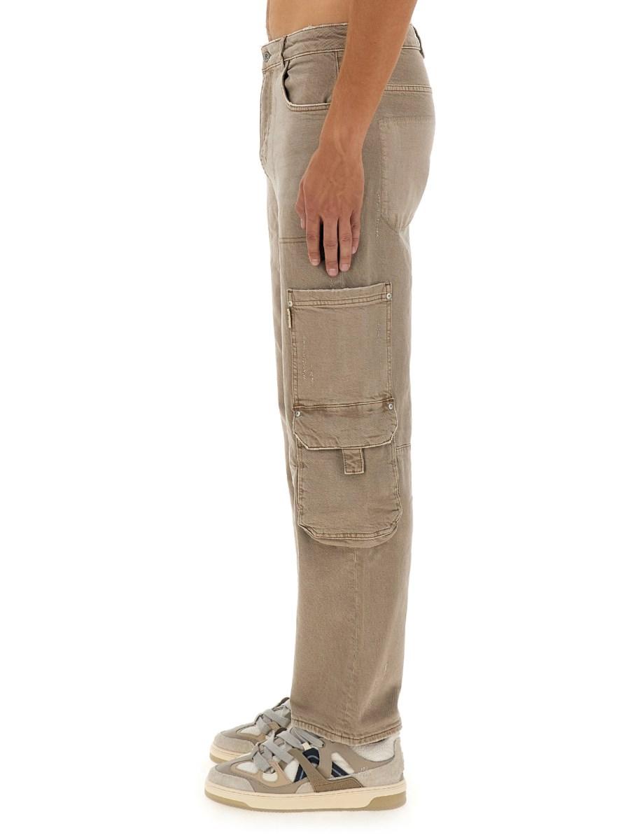 REPRESENT PANTALONE CARGO IN DENIM