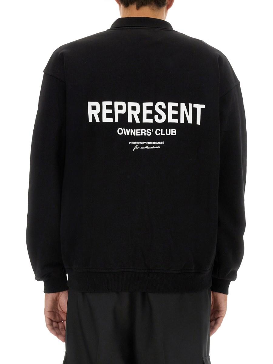 REPRESENT POLO IN COTONE CON LOGO