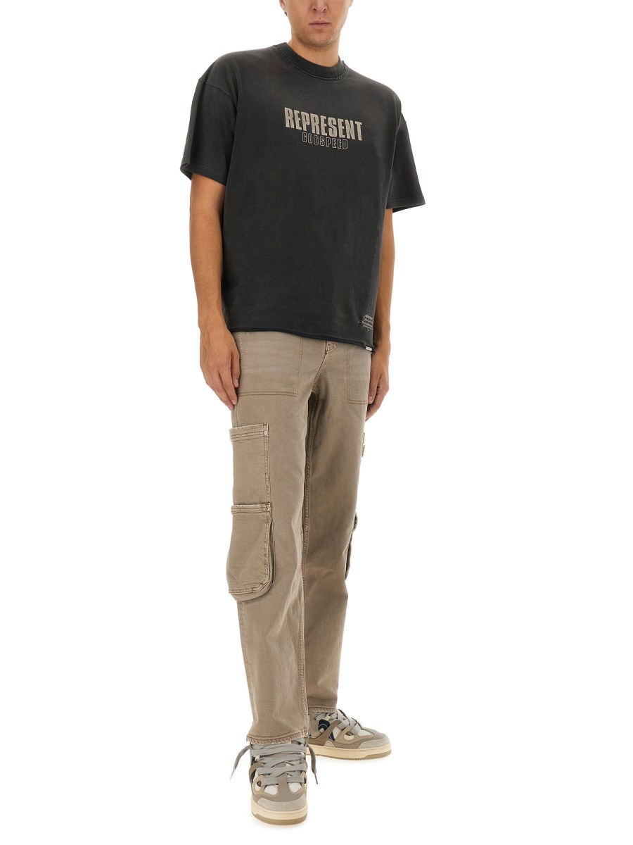 REPRESENT T-SHIRT GODSPEED IN COTONE