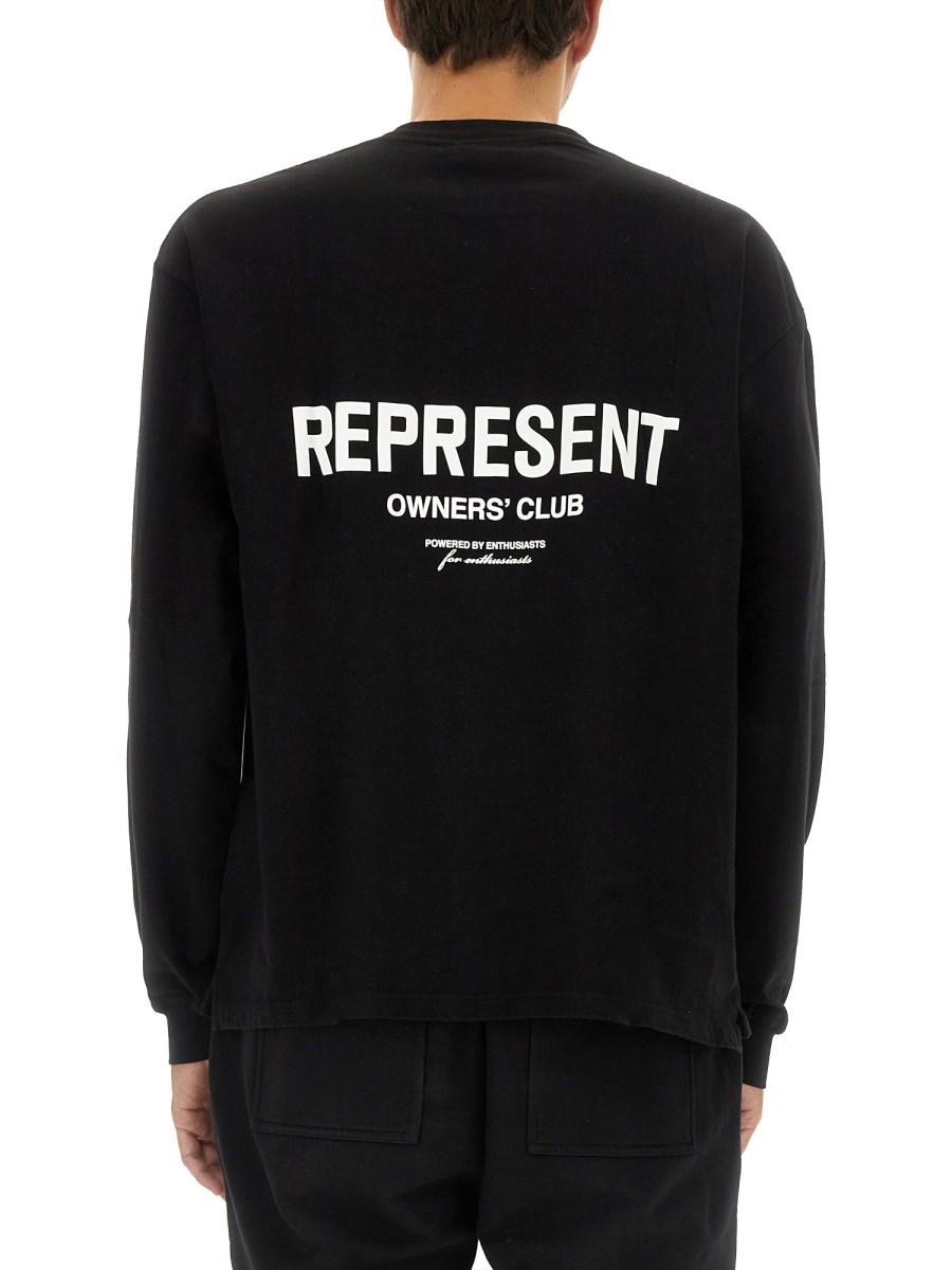 REPRESENT T-SHIRT IN JERSEY DI COTONE CON LOGO