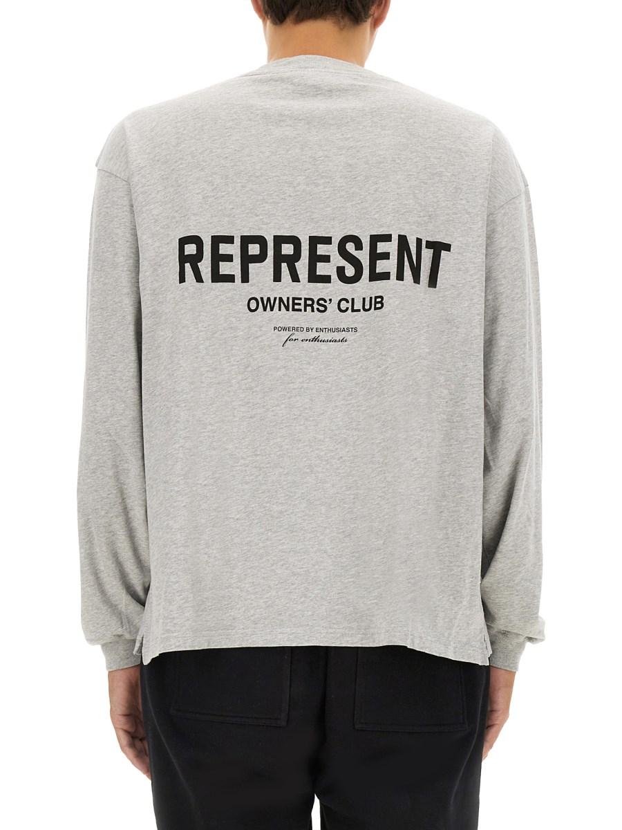 REPRESENT T-SHIRT IN JERSEY DI COTONE CON LOGO