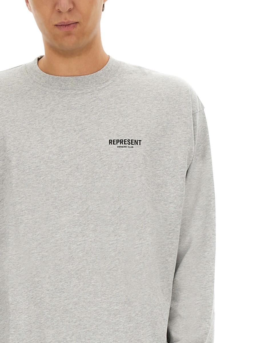 REPRESENT T-SHIRT IN JERSEY DI COTONE CON LOGO