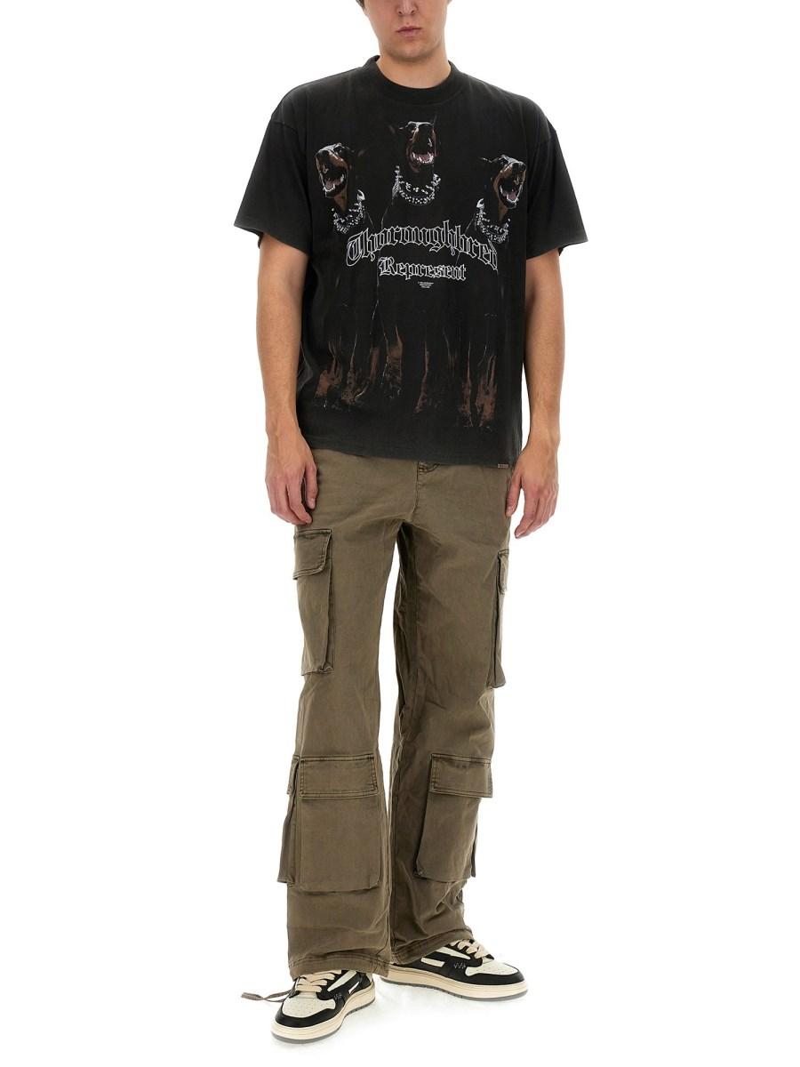 REPRESENT T-SHIRT THOROUGHBRED IN COTONE