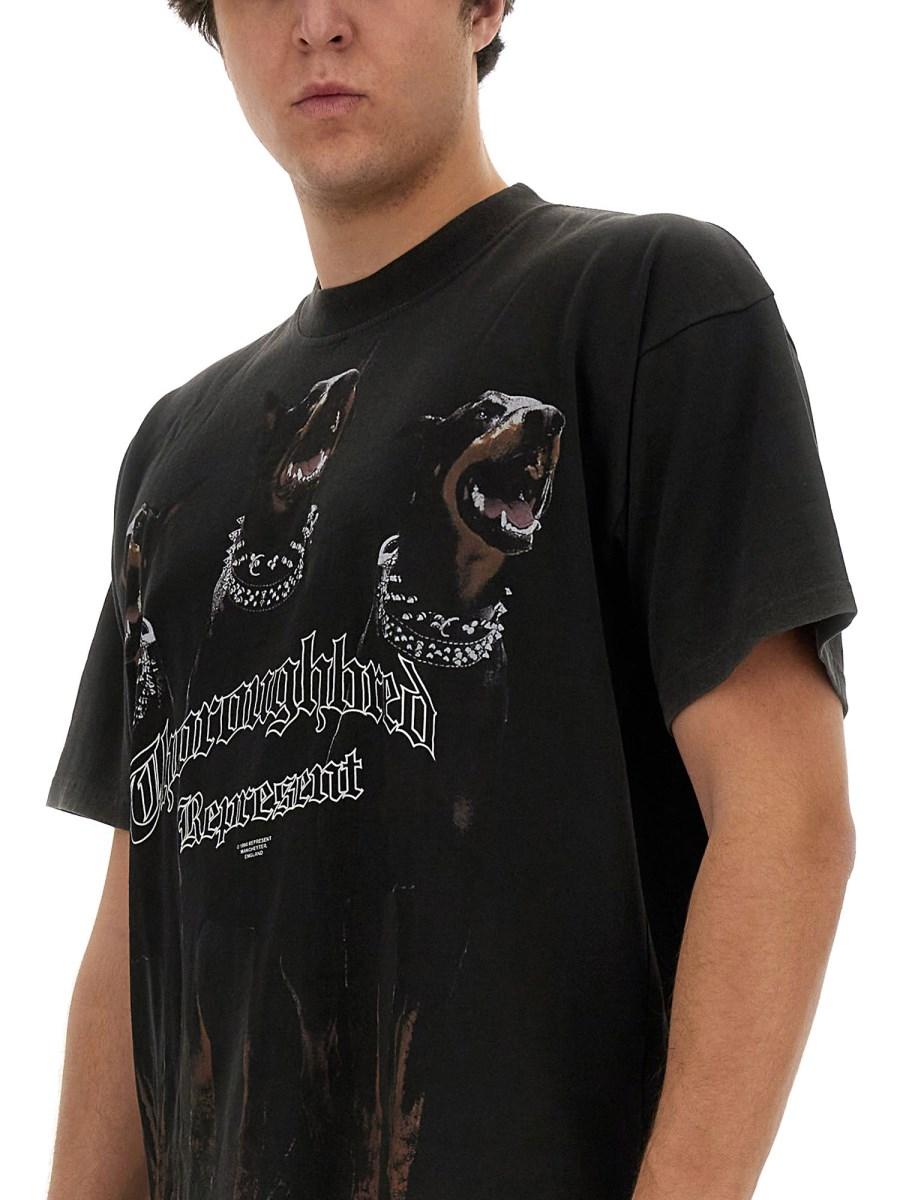 REPRESENT T-SHIRT THOROUGHBRED IN COTONE