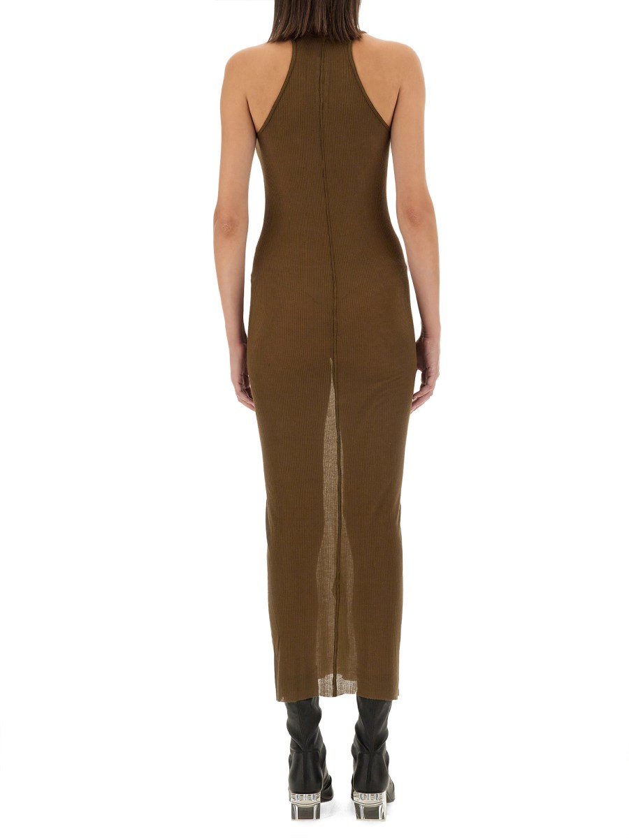 RICK OWENS ABITO TANK IN MISTO VISCOSA