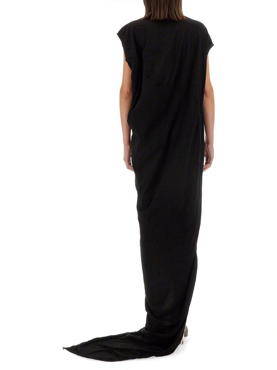 RICK OWENS DRKSHDW ABITO LUNGO IN COTONE