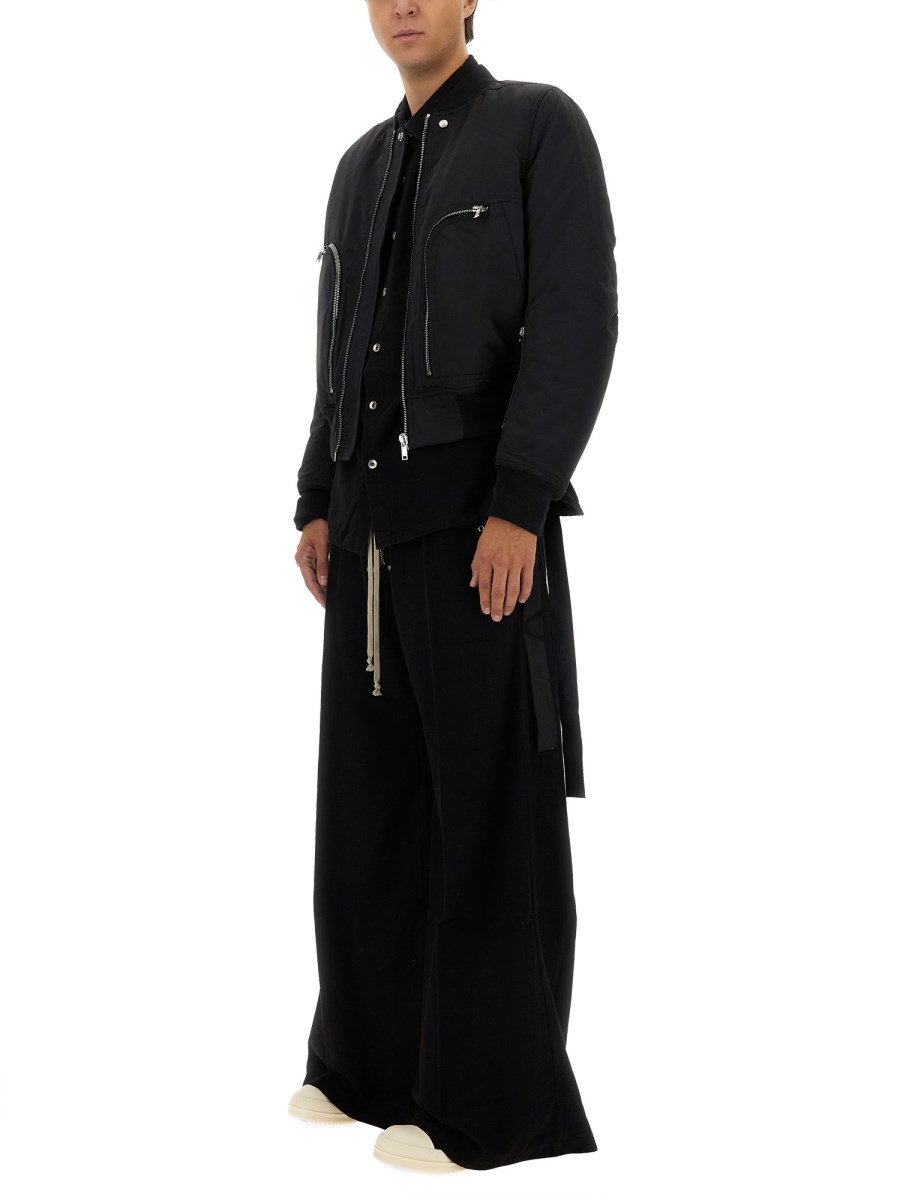 RICK OWENS DRKSHDW BOMBER IMBOTTITO CON ZIP