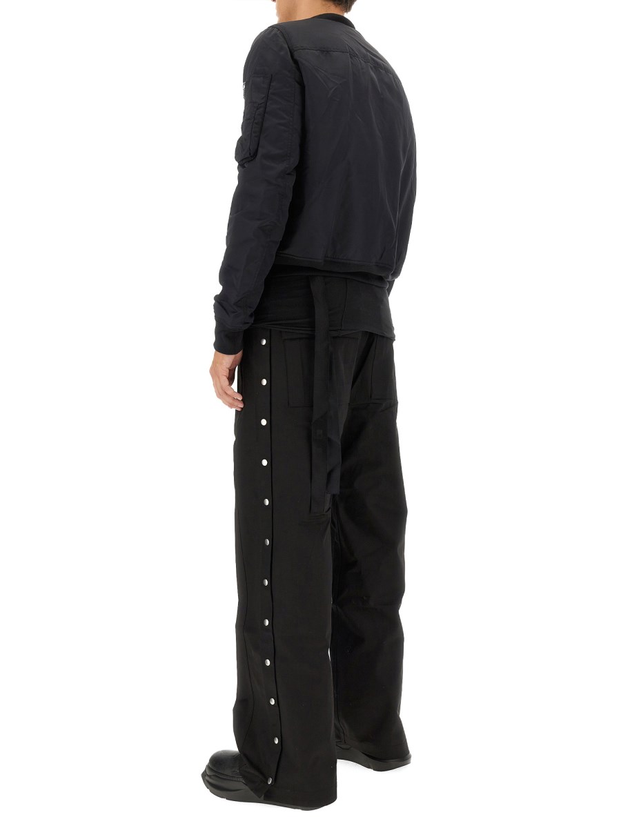 RICK OWENS DRKSHDW BOMBER IN NYLON