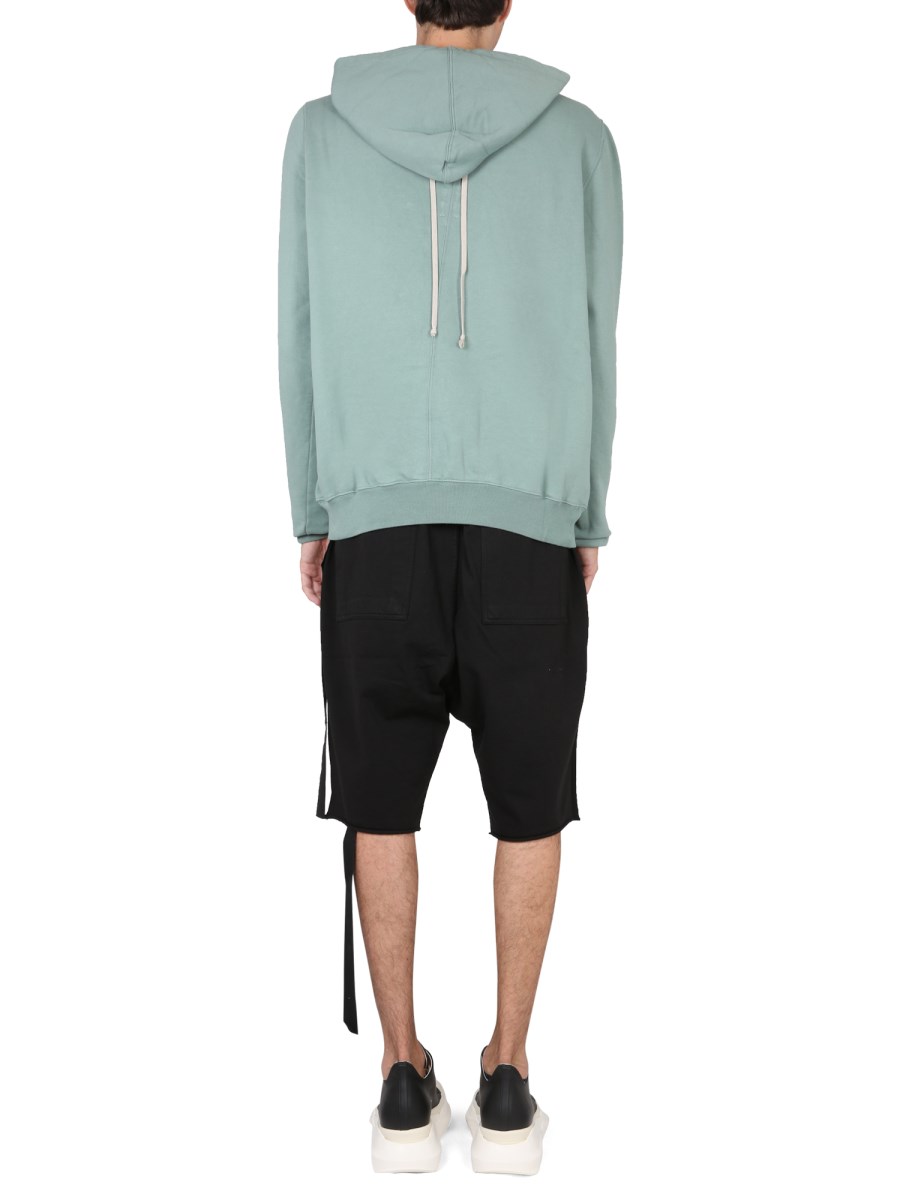 RICK OWENS DRKSHDW FELPA "GRANBURY" IN COTONE