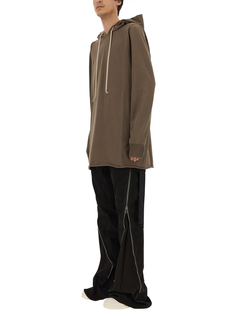 RICK OWENS DRKSHDW FELPA HUSTLER IN COTONE