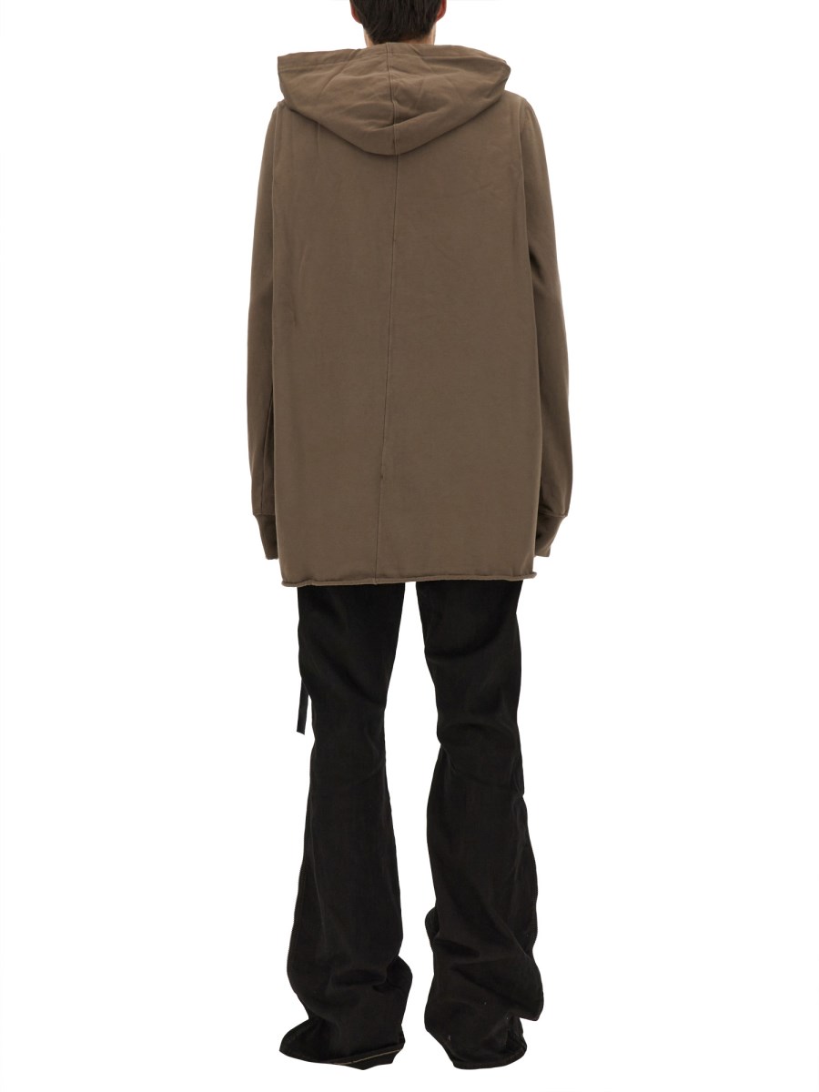 RICK OWENS DRKSHDW FELPA HUSTLER IN COTONE
