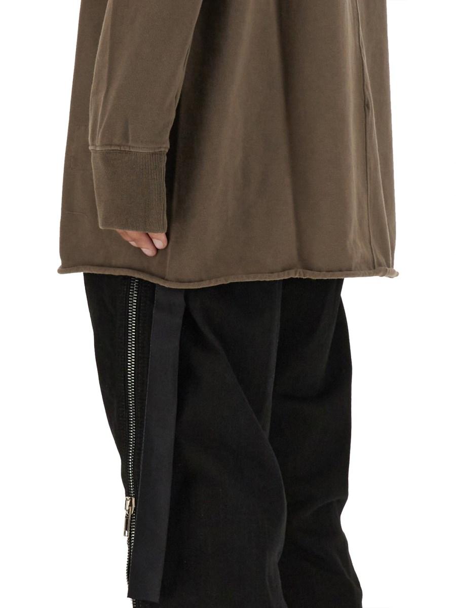RICK OWENS DRKSHDW FELPA HUSTLER IN COTONE