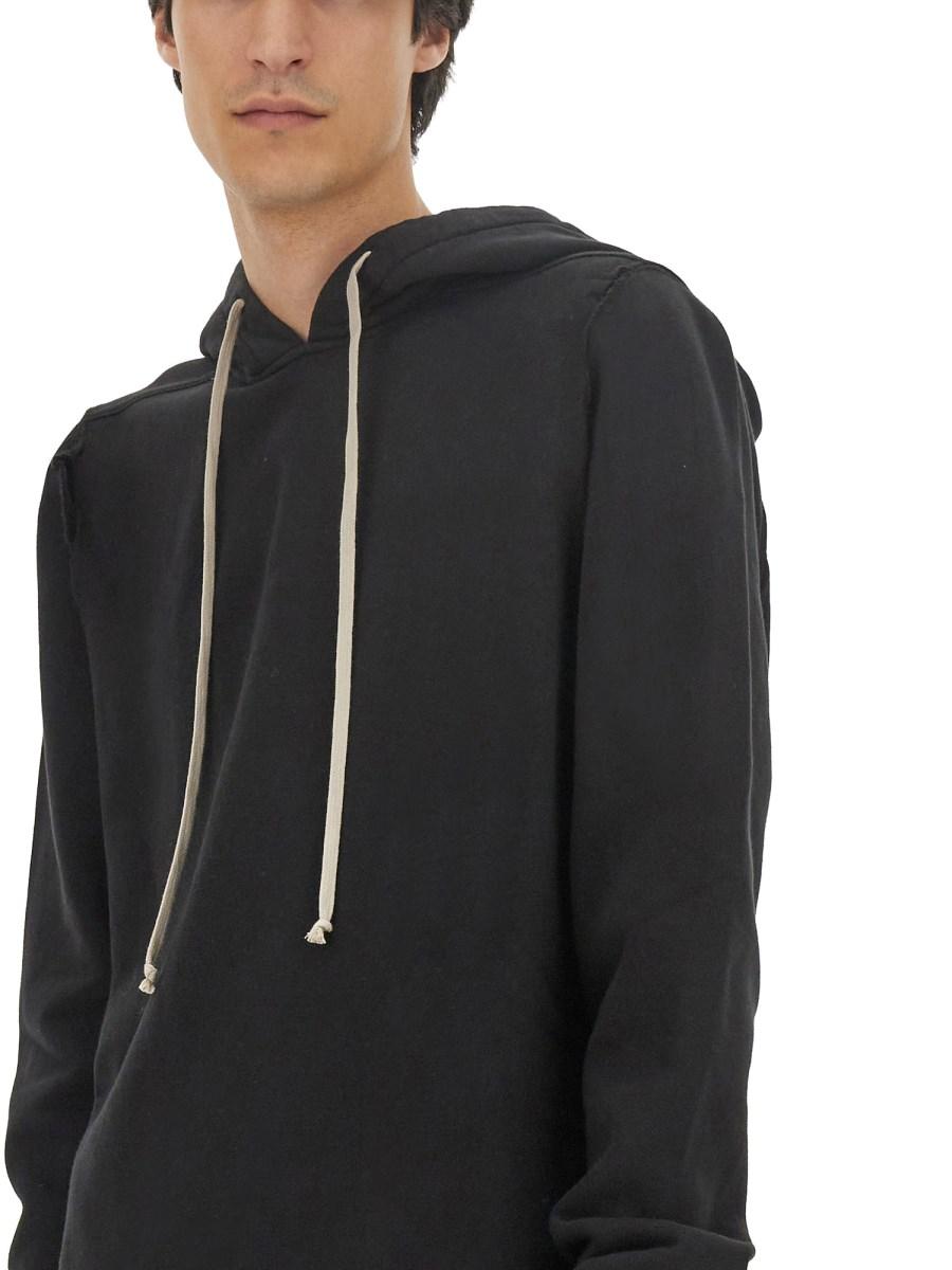 RICK OWENS DRKSHDW FELPA IN COTONE CON CAPPUCCIO