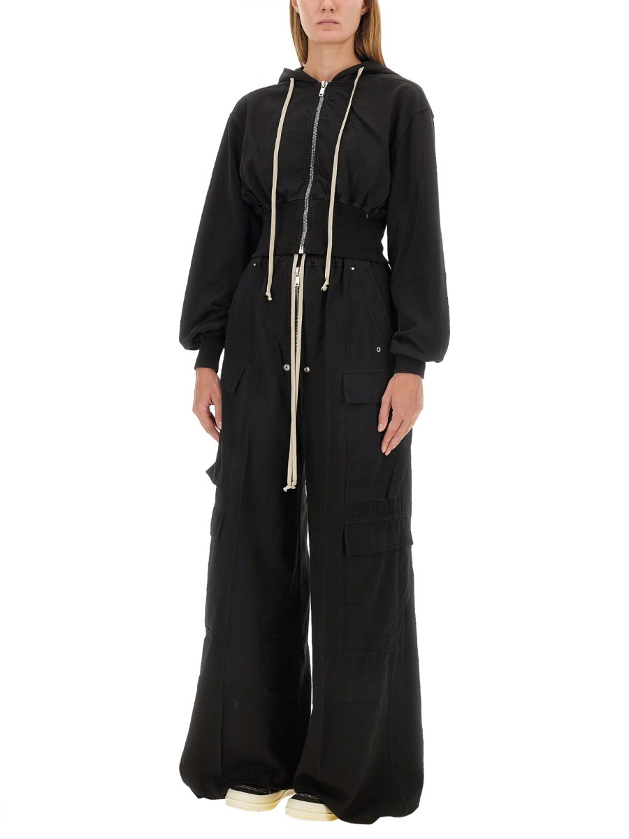 RICK OWENS DRKSHDW FELPA TATLIN IN COTONE