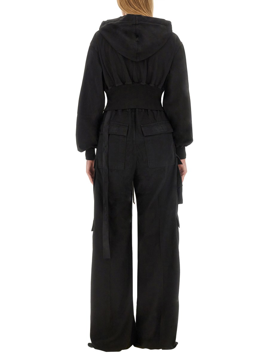 RICK OWENS DRKSHDW FELPA TATLIN IN COTONE
