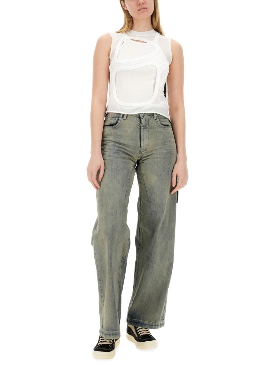 RICK OWENS DRKSHDW JEANS STRAIGHT LEG