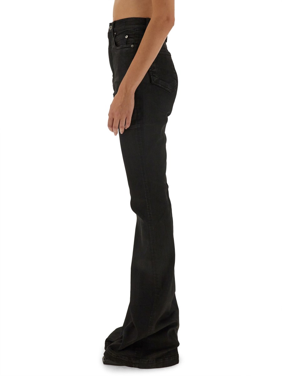 RICK OWENS DRKSHDW PANTALONE IN DENIM