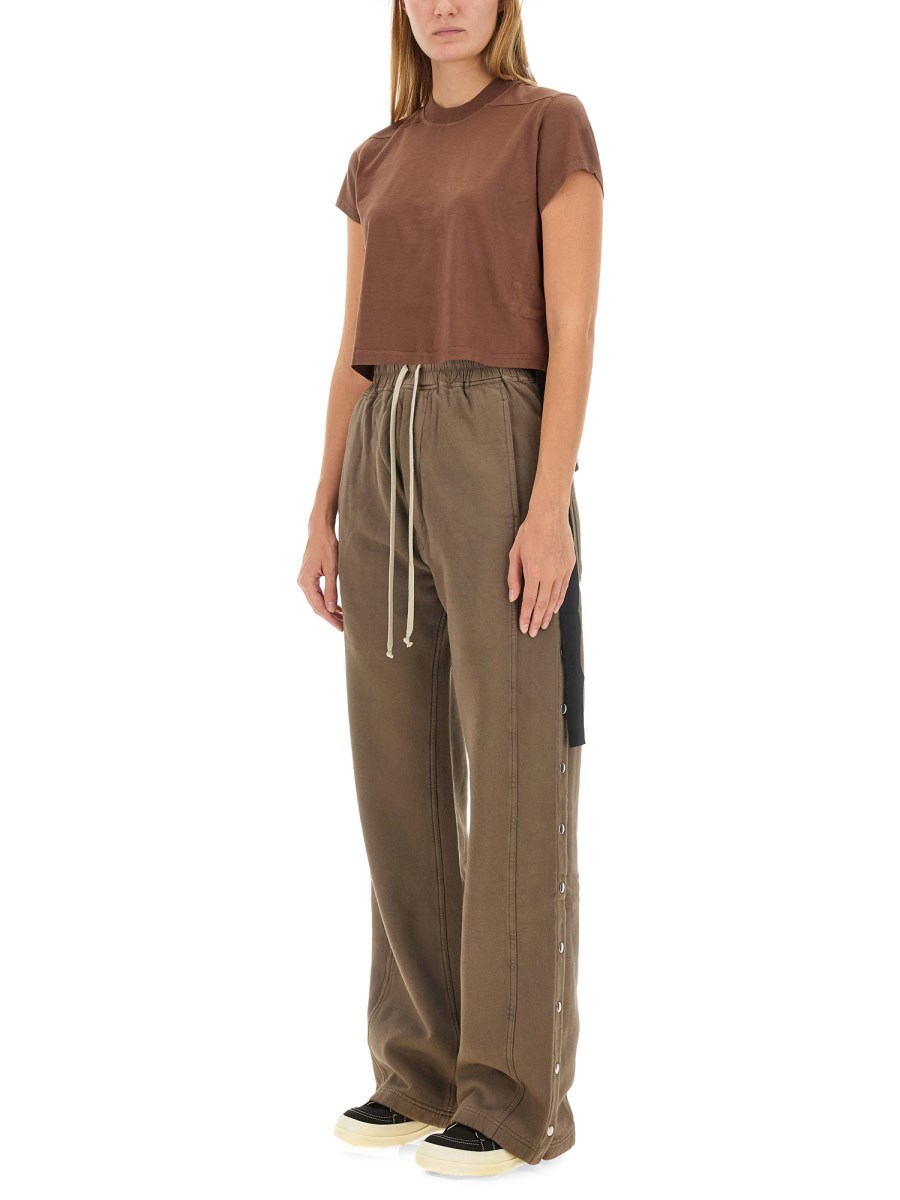 RICK OWENS DRKSHDW PANTALONE IN FELPA