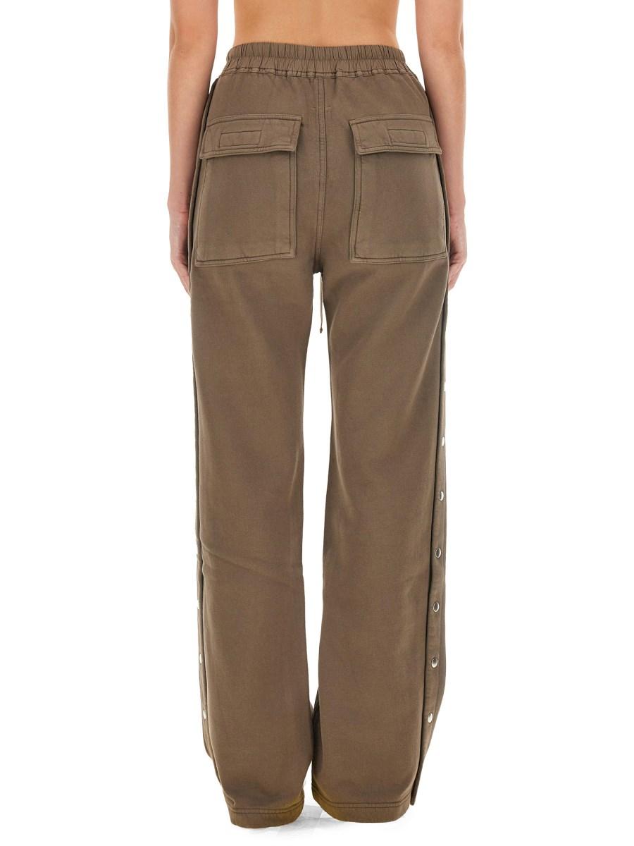 RICK OWENS DRKSHDW PANTALONE IN FELPA