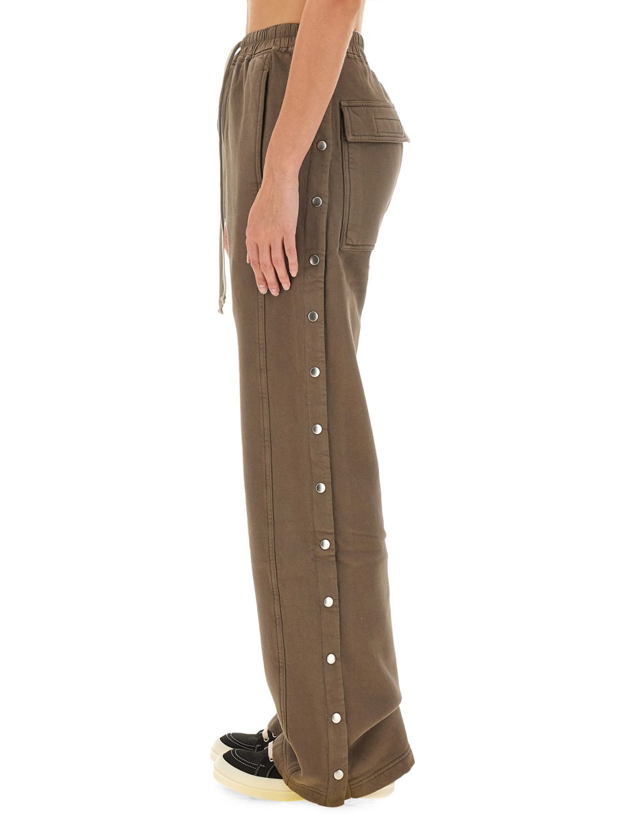 RICK OWENS DRKSHDW PANTALONE IN FELPA