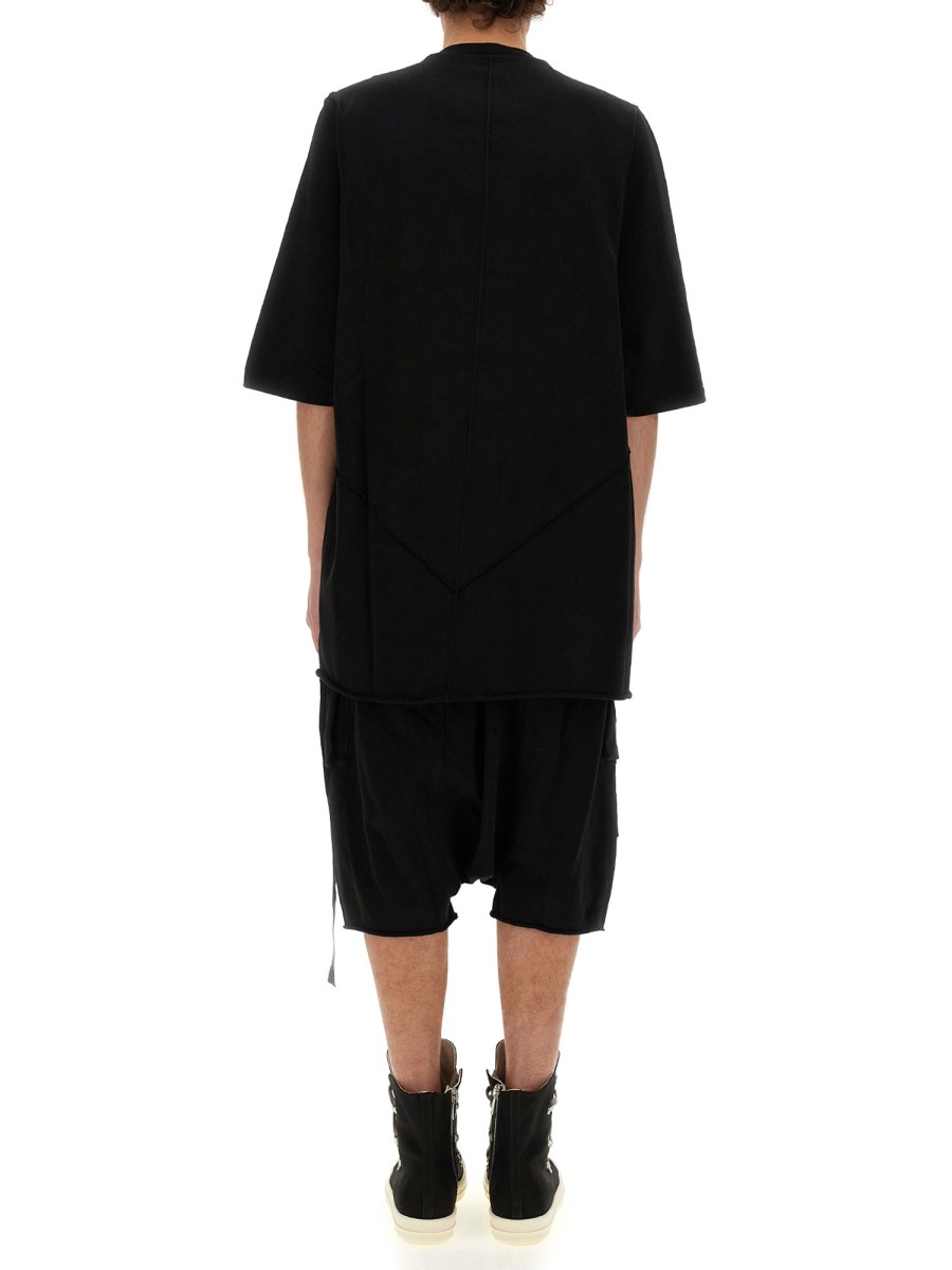 RICK OWENS DRKSHDW T-SHIRT IN COTONE