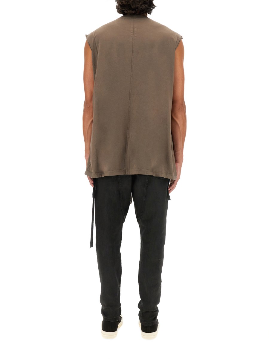 RICK OWENS DRKSHDW T-SHIRT IN COTONE