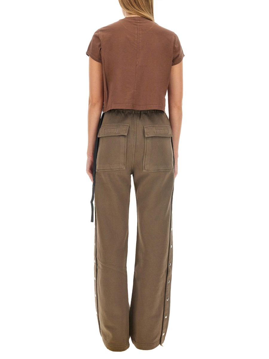 RICK OWENS DRKSHDW T-SHIRT IN COTONE SMALL LEVEL T