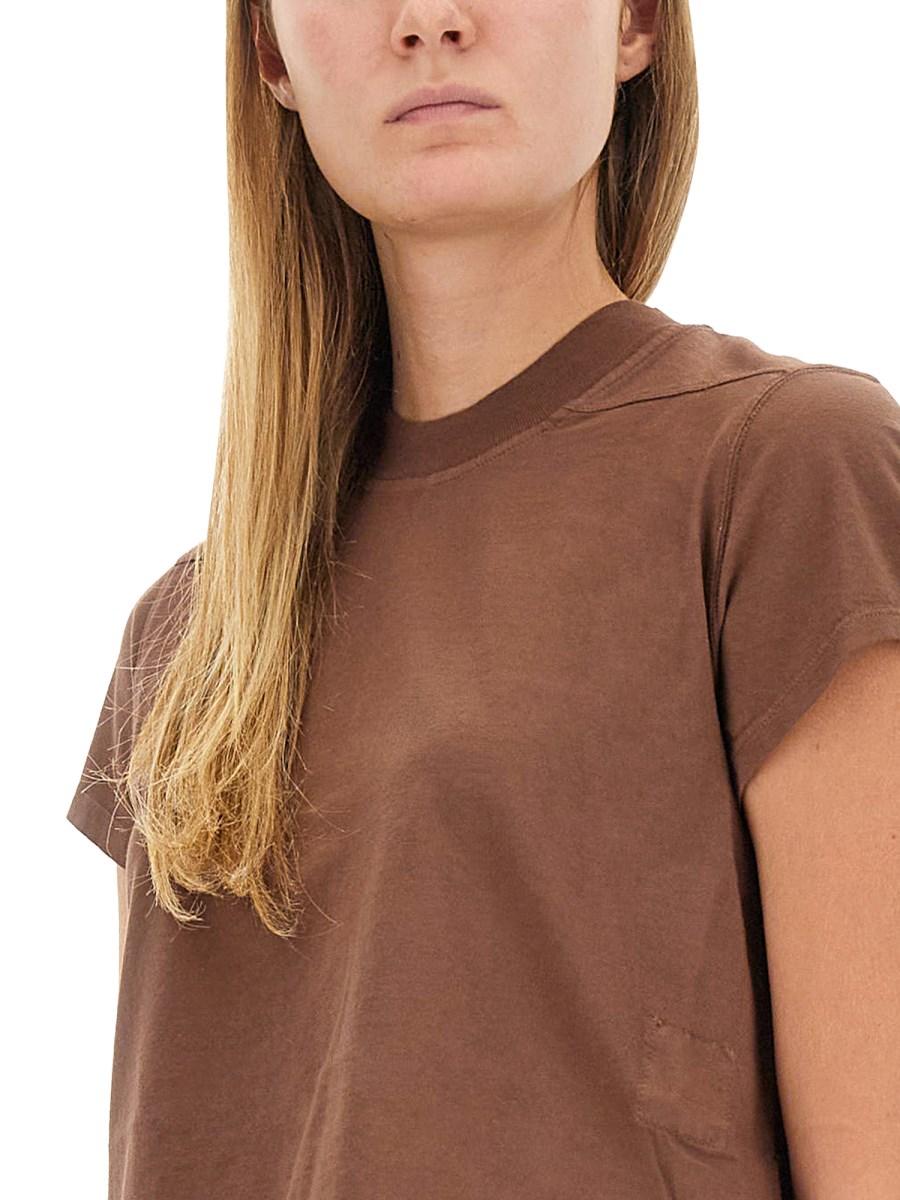 RICK OWENS DRKSHDW T-SHIRT IN COTONE SMALL LEVEL T
