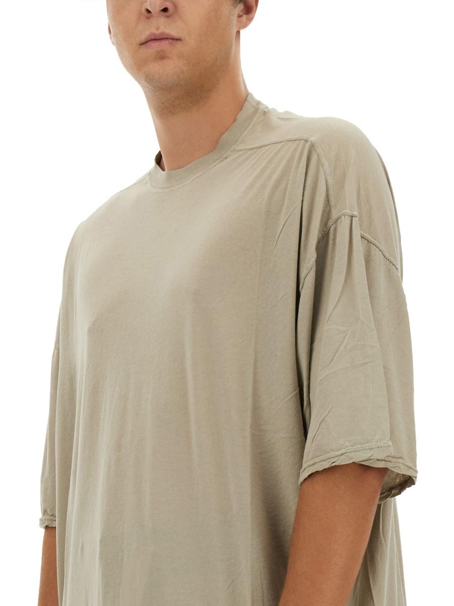 RICK OWENS DRKSHDW T-SHIRT "TOMMY" IN COTONE