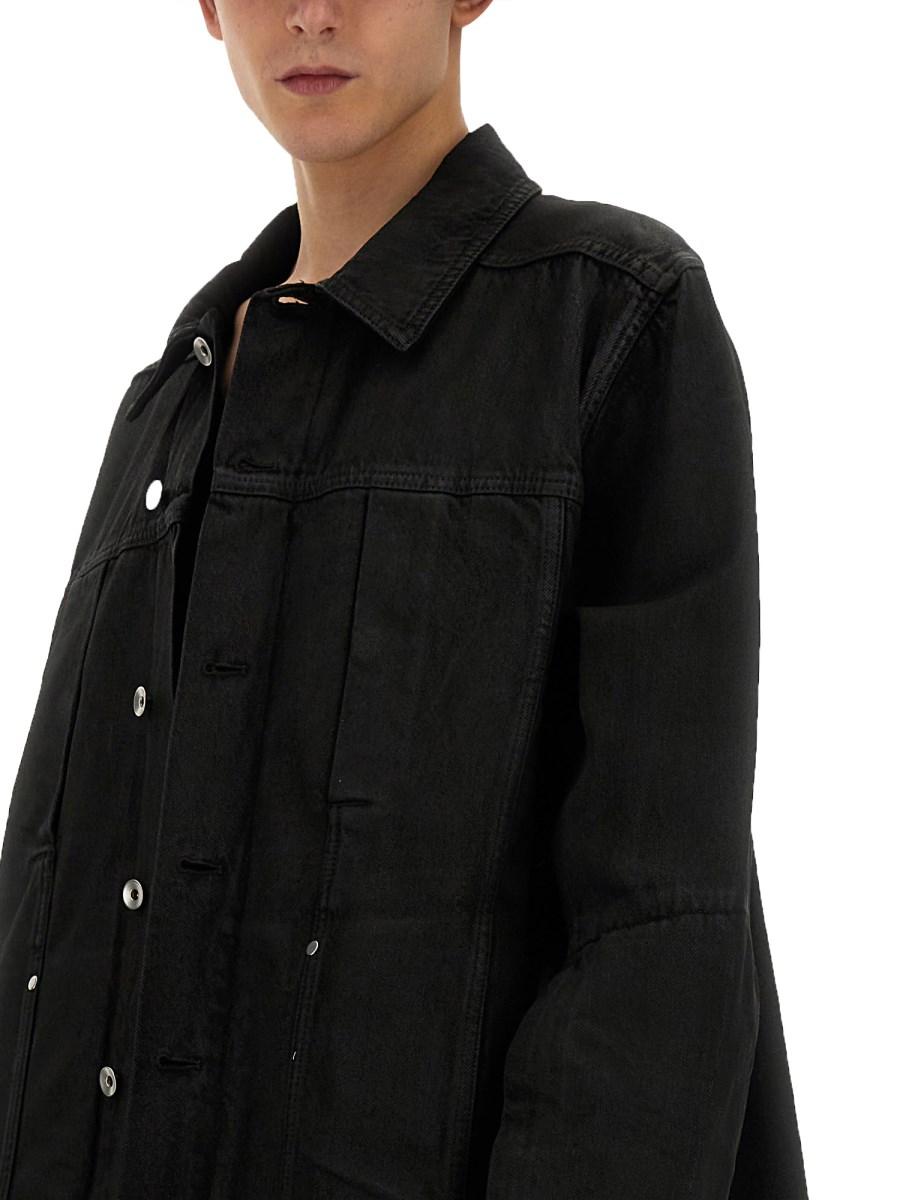 RICK OWENS GIACCA IN DENIM