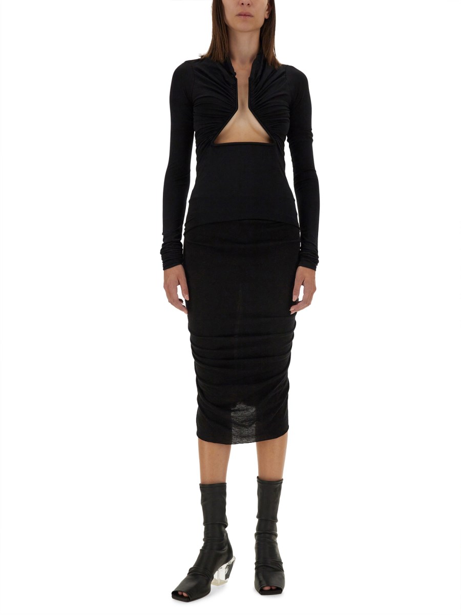 RICK OWENS GONNA CON DRAPPEGGIO