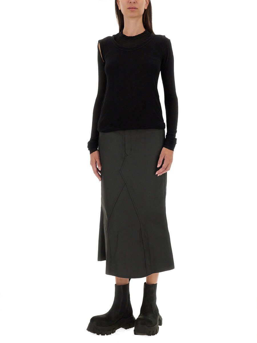 RICK OWENS GONNA IN DENIM