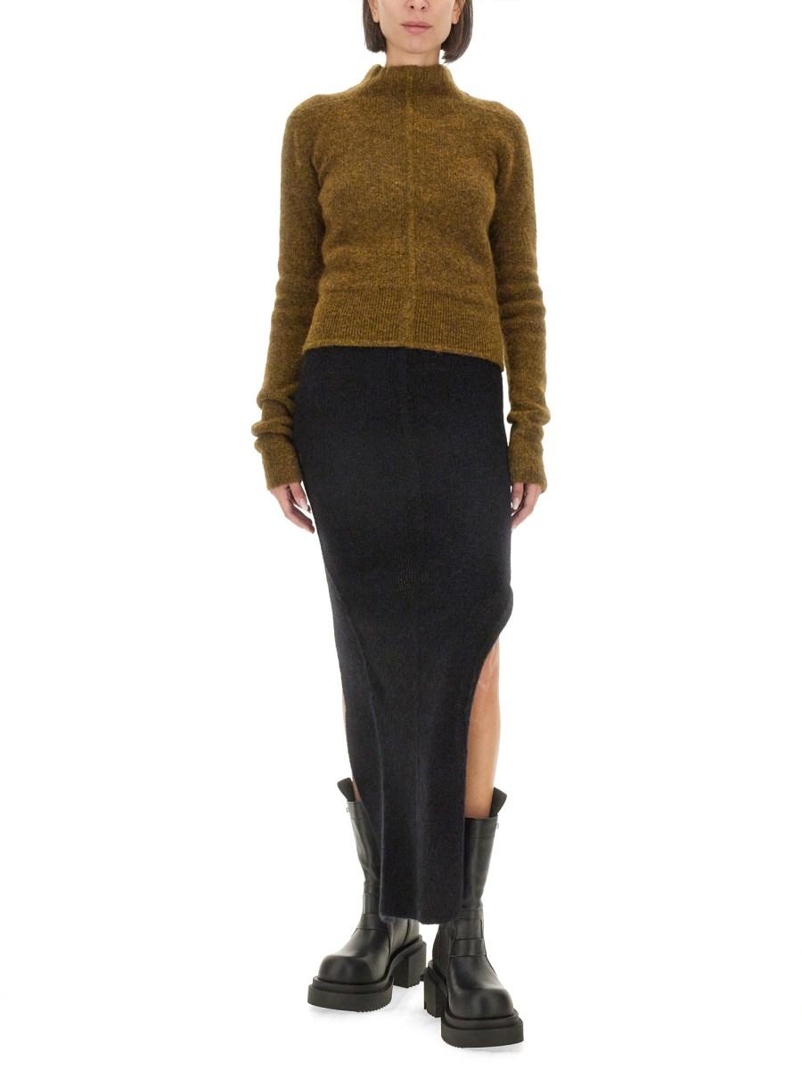 RICK OWENS MAGLIA A COLLO ALTO