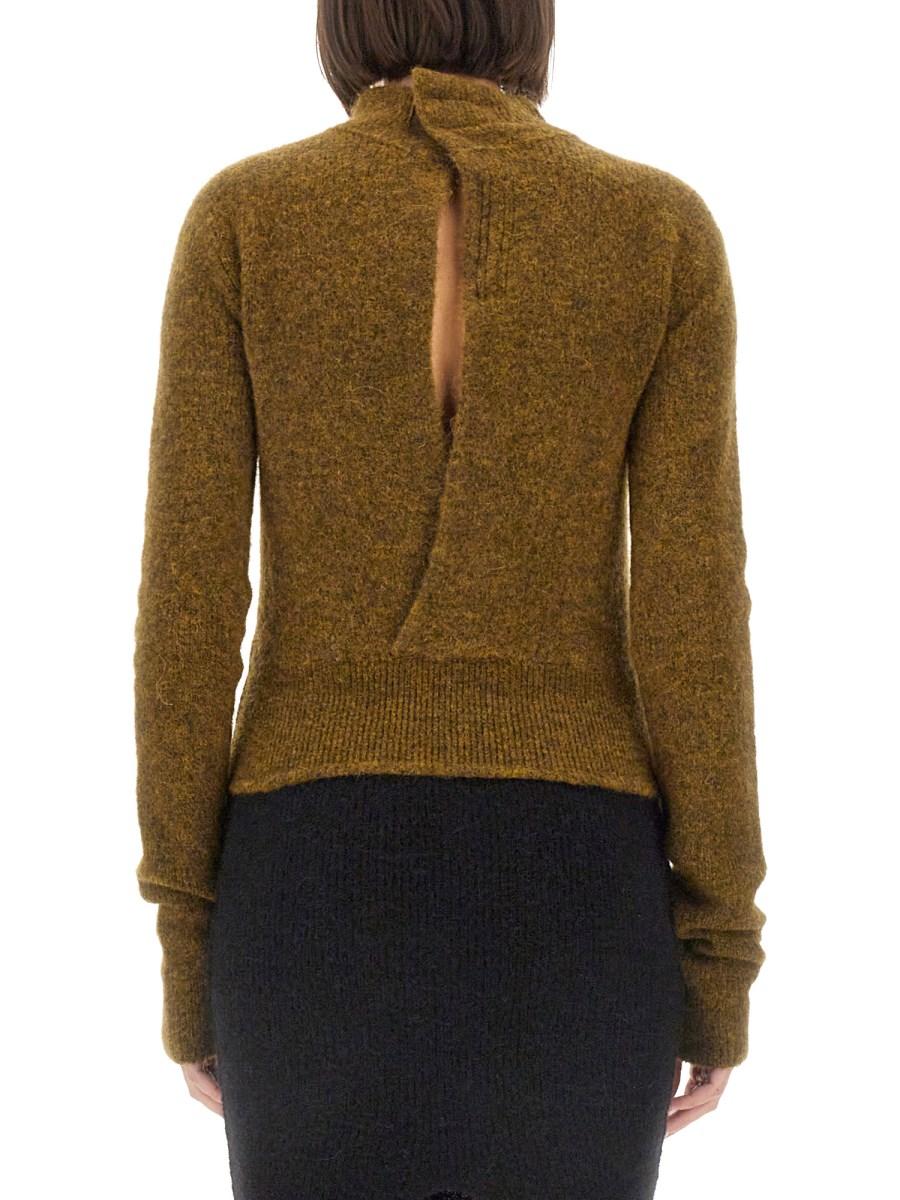 RICK OWENS MAGLIA A COLLO ALTO