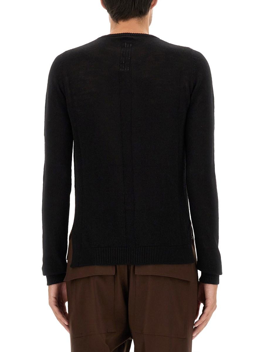 RICK OWENS MAGLIA IN LANA BICOLOR