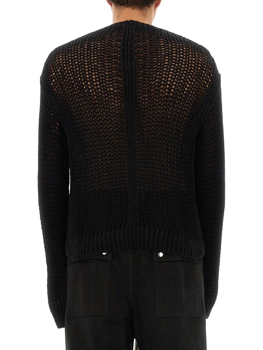 RICK OWENS MAGLIA TRAFORATA
