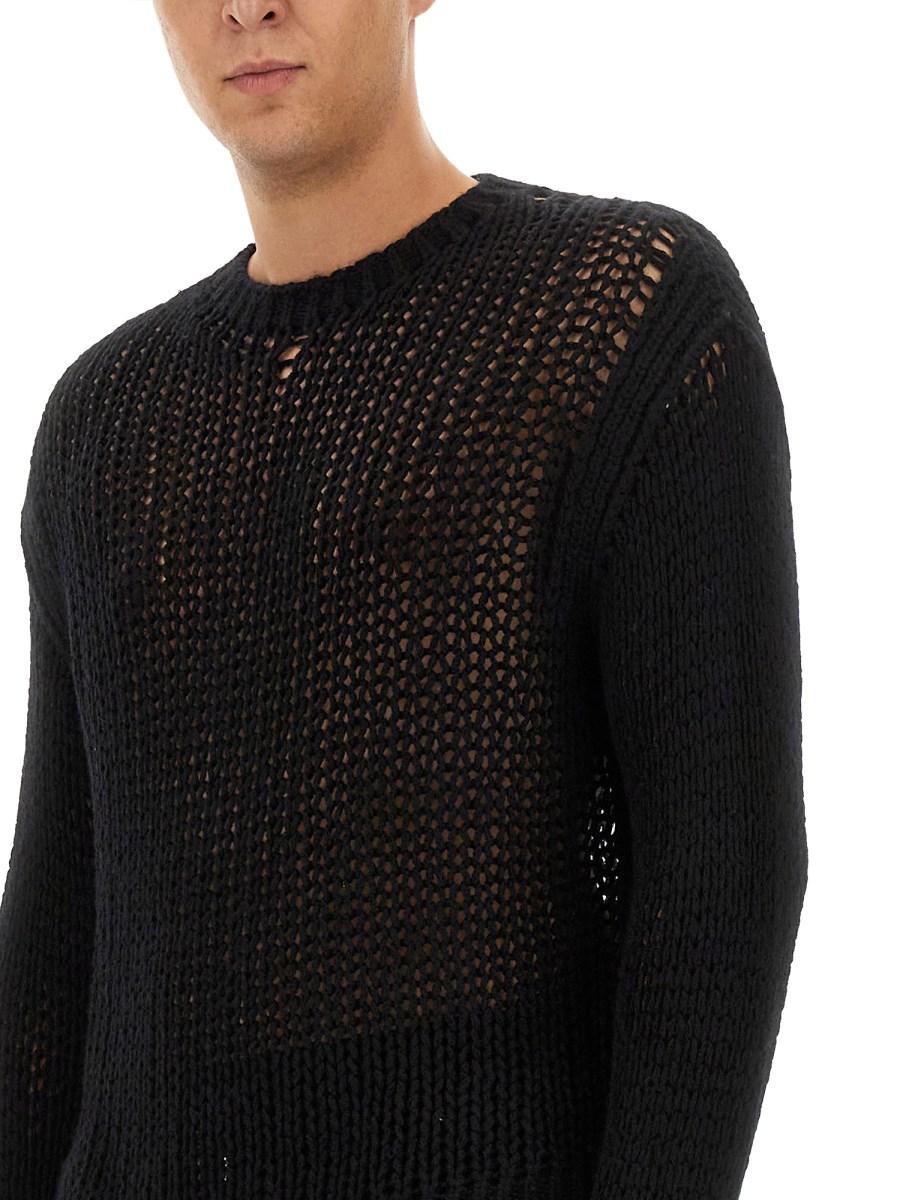 RICK OWENS MAGLIA TRAFORATA