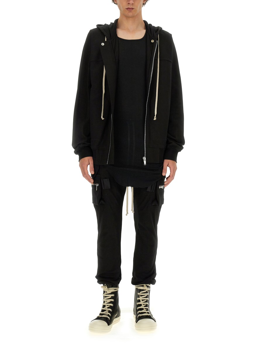 RICK OWENS PANTALONE CARGO IN COTONE