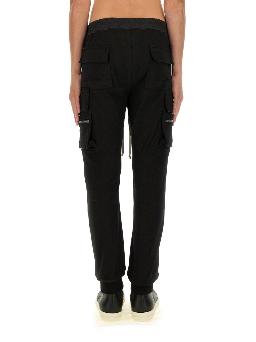 RICK OWENS PANTALONE CARGO IN COTONE