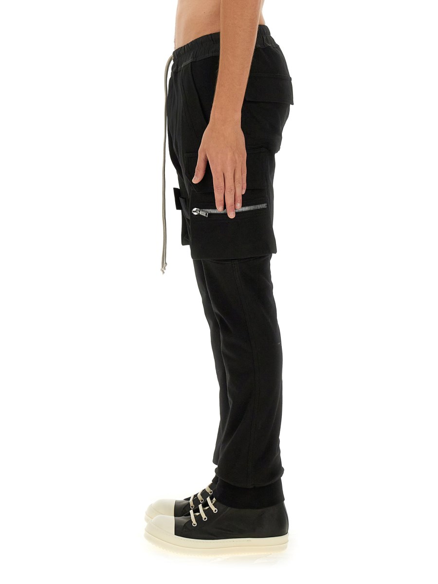 RICK OWENS PANTALONE CARGO IN COTONE