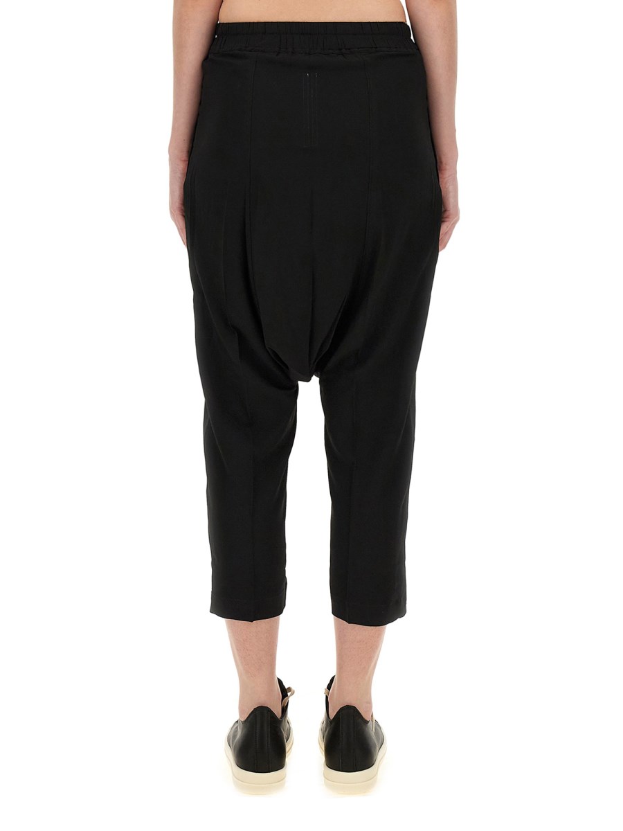 RICK OWENS PANTALONE CROPPED IN ACETATO