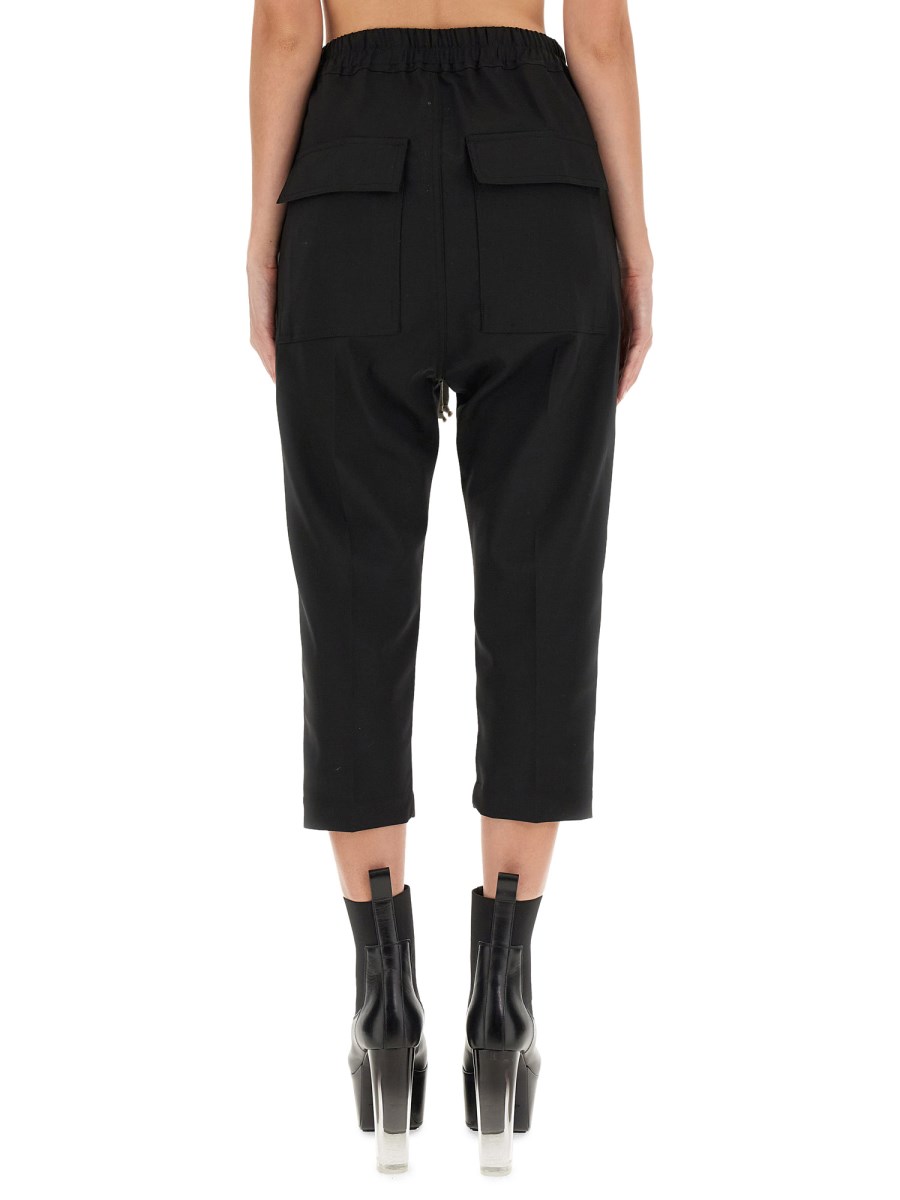 RICK OWENS PANTALONE DRAWSTRING ASTAIRES IN LANA