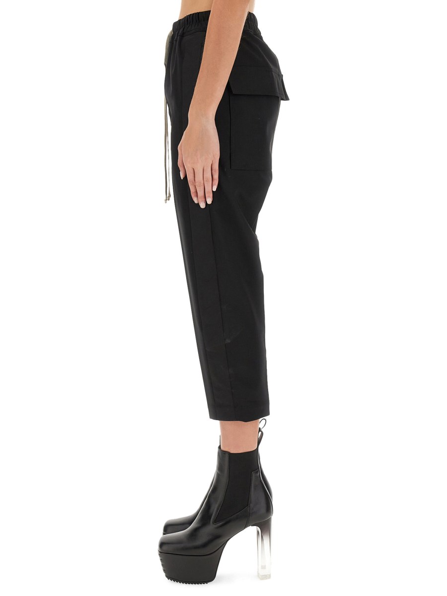 RICK OWENS PANTALONE DRAWSTRING ASTAIRES IN LANA