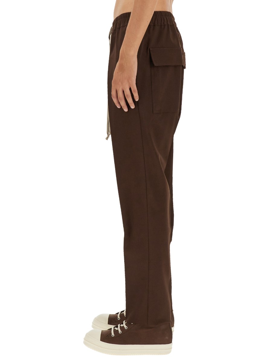 RICK OWENS PANTALONE DRAWSTRING IN LANA