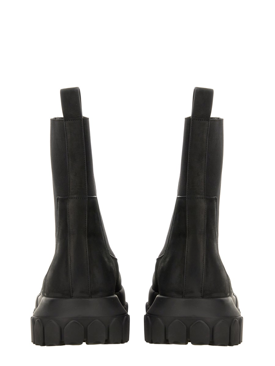 RICK OWENS STIVALE "BOZO TRACTOR" IN PELLE