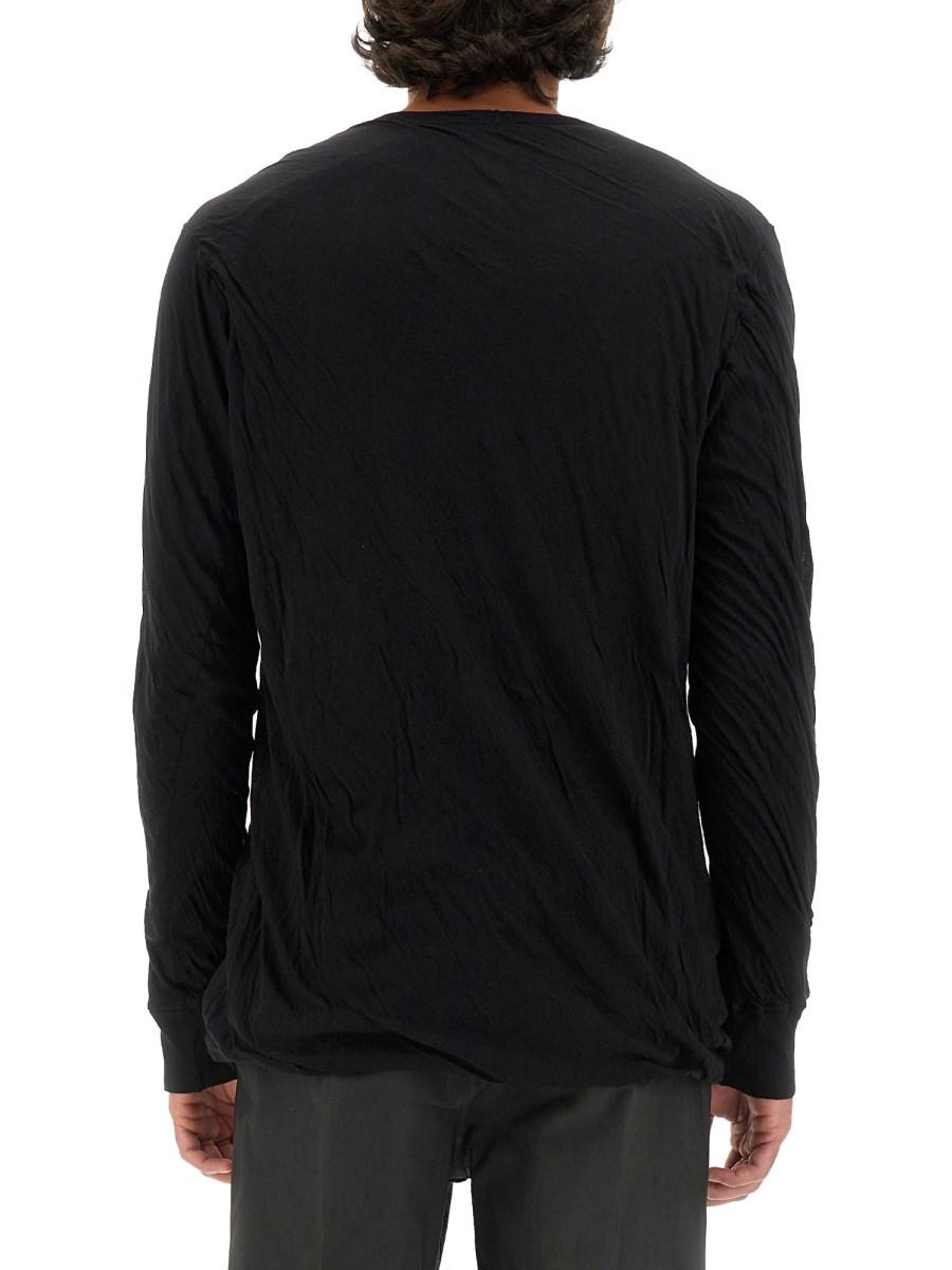 RICK OWENS T-SHIRT IN COTONE
