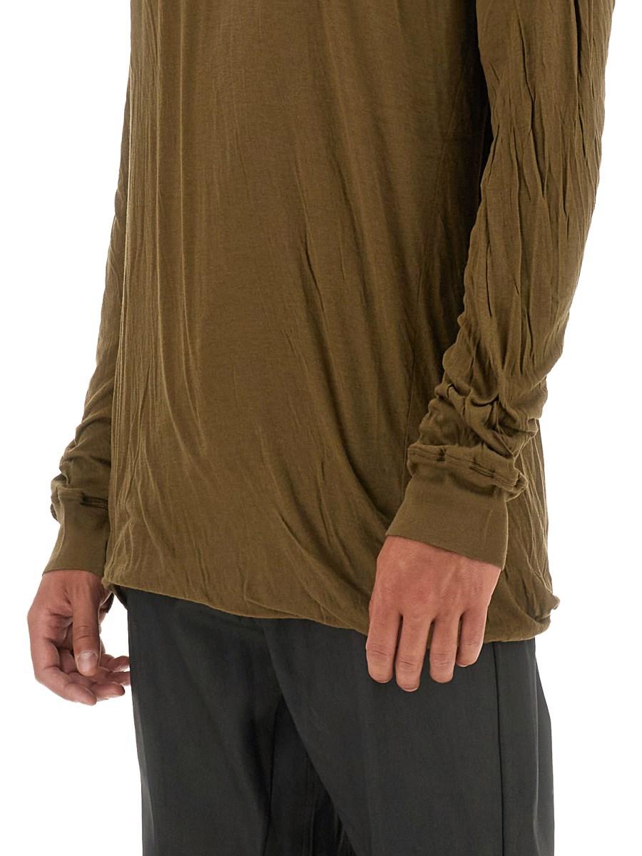 RICK OWENS T-SHIRT IN COTONE